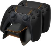 Зарядная станция RGB для 2-х геймпадов с индикаторами заряда DualSense 5, DOBE TP5-0521S Black [АКСЕССУАРЫ]