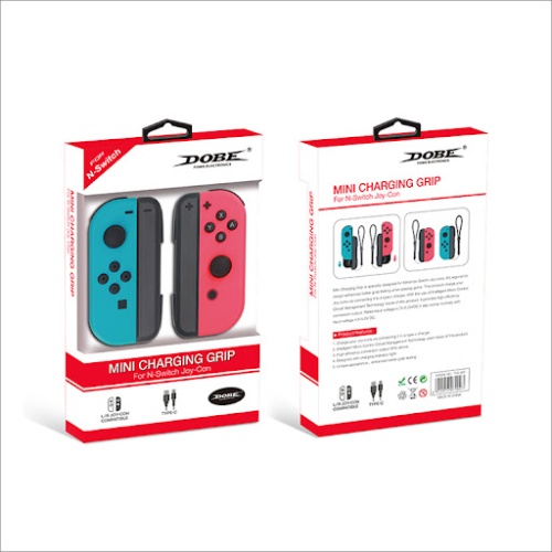 Зарядка-держатель N-Switch Charging Grip для Joy-Con DOBE (TNS-900)