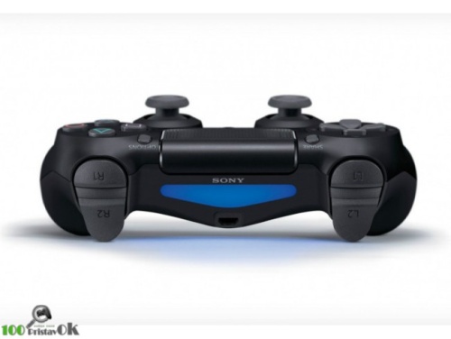 Геймпад беспроводной для PlayStation 4 Вторая ревизия Чёрный (РСТ)[PLAY STATION 4]